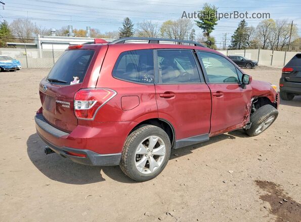 JF2SJADC2GH457776 2016 SUBARU FORESTER Красный Задняя правая четверть