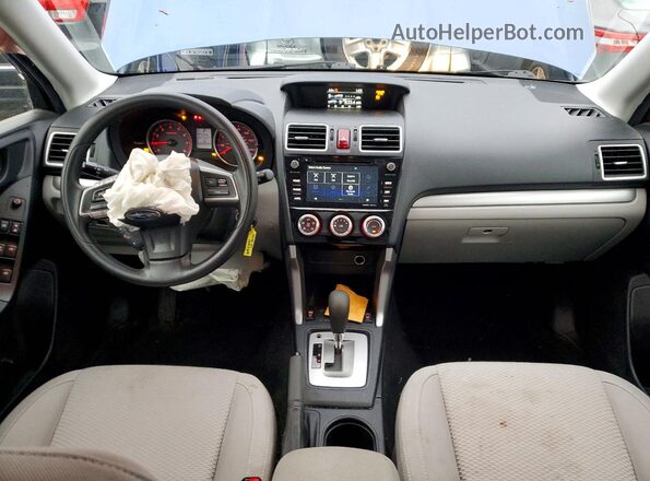 JF2SJADC3GH406349 2016 SUBARU FORESTER Синий Вид панели приборов