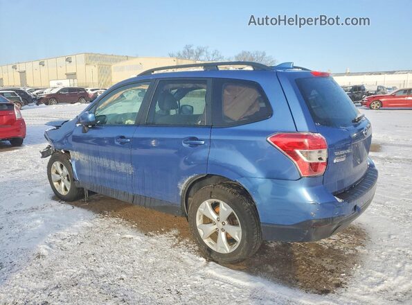 JF2SJADC3GH406349 2016 SUBARU FORESTER Синий Задняя левая четверть