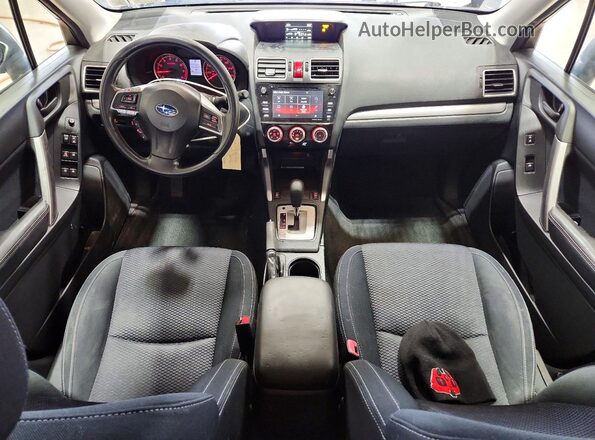 JF2SJADC4GH463126 2016 SUBARU FORESTER Угольный Вид панели приборов