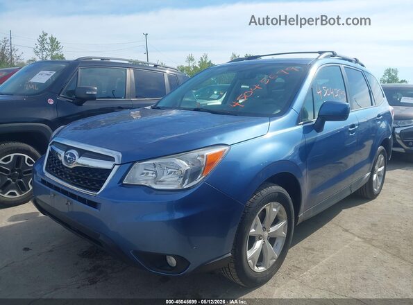 JF2SJADC4GH475342 2016 SUBARU FORESTER 2.5 Синий Передняя левая четверть