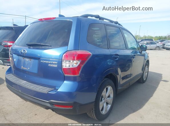 JF2SJADC4GH475342 2016 SUBARU FORESTER 2.5 Синий Задняя правая четверть