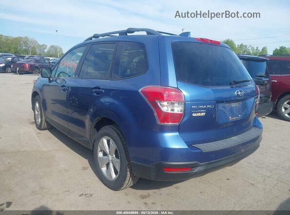JF2SJADC4GH475342 2016 SUBARU FORESTER 2.5 Синий Задняя левая четверть