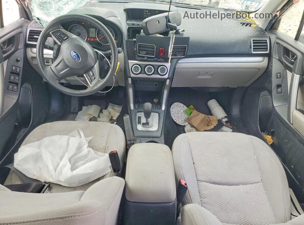 JF2SJADC4GH518075 2016 SUBARU FORESTER Серый Вид панели приборов
