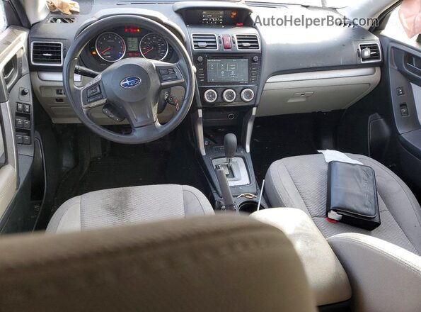 JF2SJADC6GH493308 2016 SUBARU FORESTER Белый Вид панели приборов