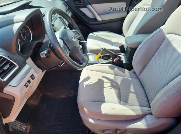 JF2SJADC6GH511144 2016 SUBARU FORESTER Silver წინა სალონის ხედი