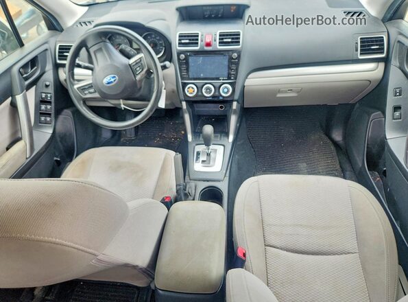 JF2SJADC6GH529370 2016 SUBARU FORESTER Синий Вид панели приборов