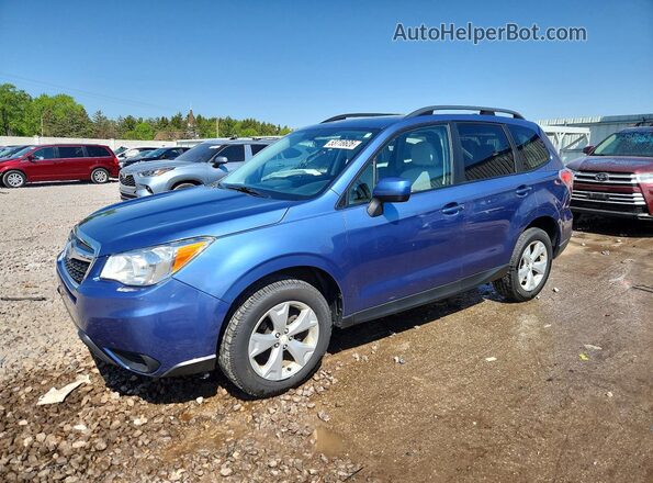JF2SJADC7GH412865 2016 SUBARU FORESTER Blue Przód lewy