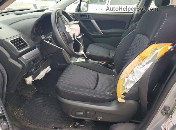 JF2SJADC7GH484312 2016 SUBARU FORESTER Silver Vista interior delantera