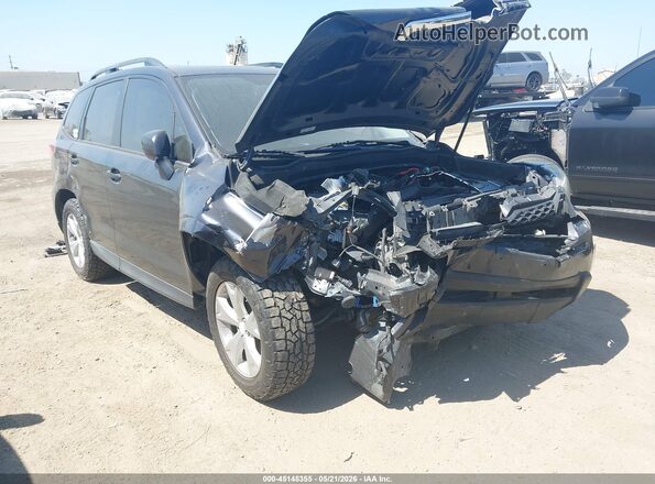 JF2SJADC7GH484746 2016 SUBARU FORESTER Black Передня права чверть