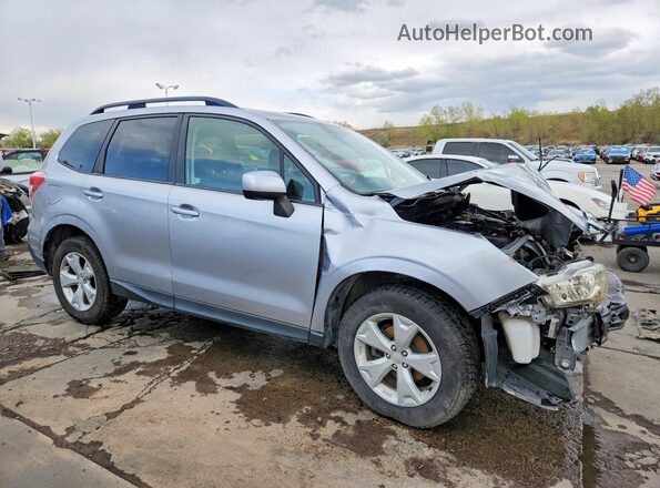 JF2SJADC8GG435223 2016 SUBARU FORESTER Серебряный Передняя правая четверть