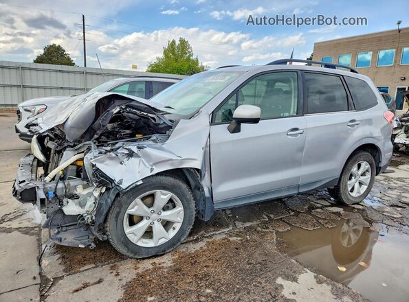 JF2SJADC8GG435223 2016 SUBARU FORESTER Серебряный Передняя левая четверть