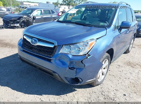 JF2SJADC8GH400787 2016 SUBARU FORESTER 2.5 Синий Вид спереди