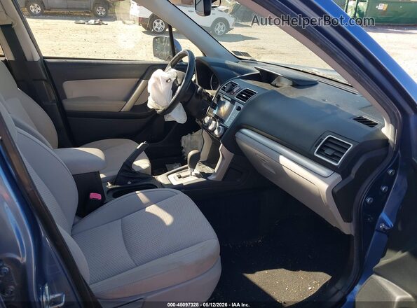 JF2SJADC8GH400787 2016 SUBARU FORESTER 2.5 Синий Вид салона спереди