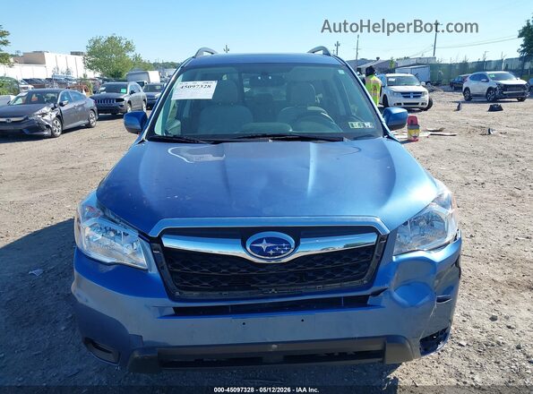 JF2SJADC8GH400787 2016 SUBARU FORESTER 2.5 Синий Вид щитка приборов