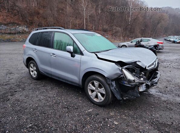 JF2SJADC8GH403026 2016 SUBARU FORESTER Серебряный Передняя правая четверть