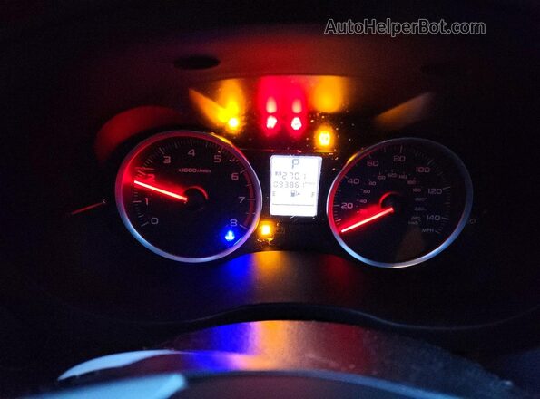 JF2SJADC8GH403026 2016 SUBARU FORESTER Серебряный Вид щитка приборов