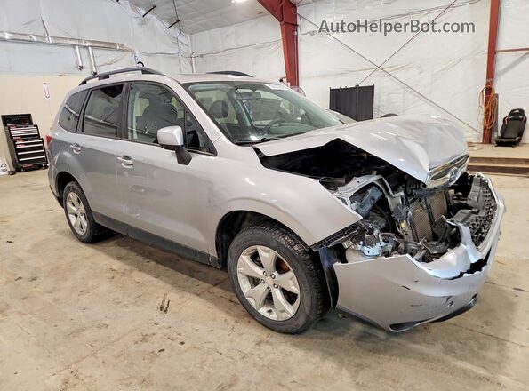 JF2SJADC8GH502638 2016 SUBARU FORESTER Серебряный Передняя правая четверть