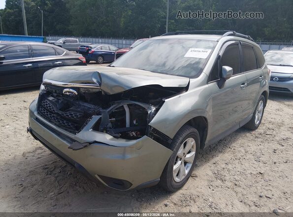 JF2SJADC8GH519052 2016 SUBARU FORESTER 2.5 Зеленый Вид спереди