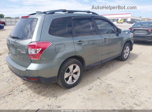 JF2SJADC8GH519052 2016 SUBARU FORESTER 2.5 Зеленый Задняя правая четверть