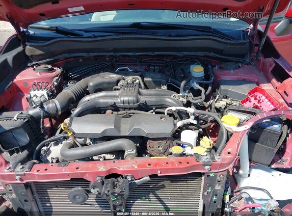 JF2SJADC8GH528706 2016 SUBARU FORESTER Красный Вид сзади