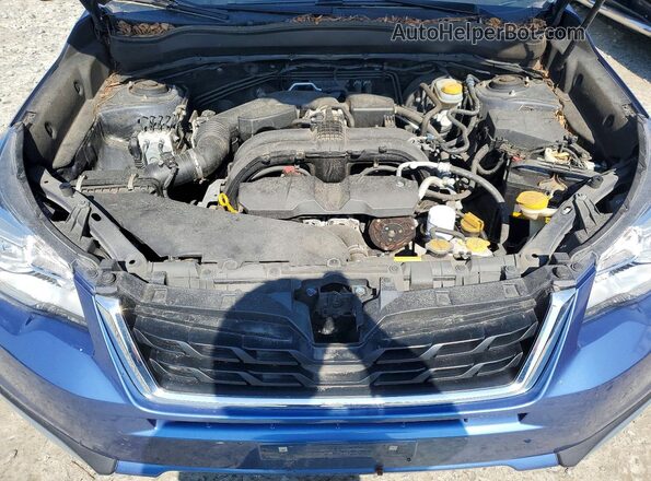 JF2SJADC8JH483550 2018 SUBARU FORESTER Синий Вид задней части салона