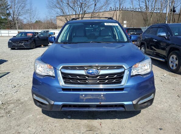 JF2SJADC8JH483550 2018 SUBARU FORESTER Синий Вид спереди