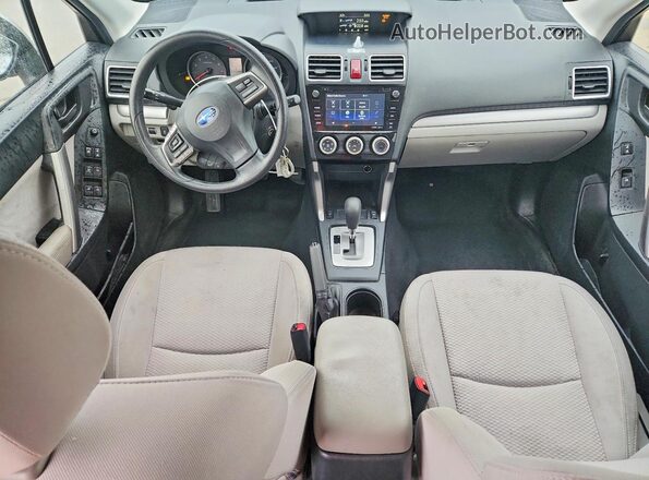 JF2SJADC9GH567403 2016 SUBARU FORESTER Серебряный Вид панели приборов