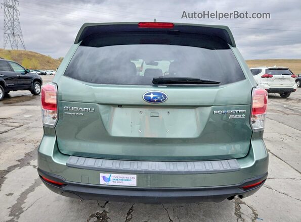 JF2SJAEC0HH443522 2017 SUBARU FORESTER Зеленый Вид сзади