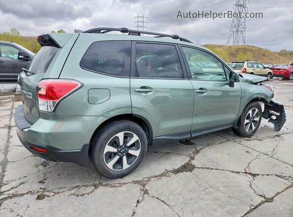 JF2SJAEC0HH443522 2017 SUBARU FORESTER Зеленый Задняя правая четверть