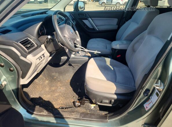 JF2SJAEC0HH549551 2017 SUBARU FORESTER Green წინა სალონის ხედი