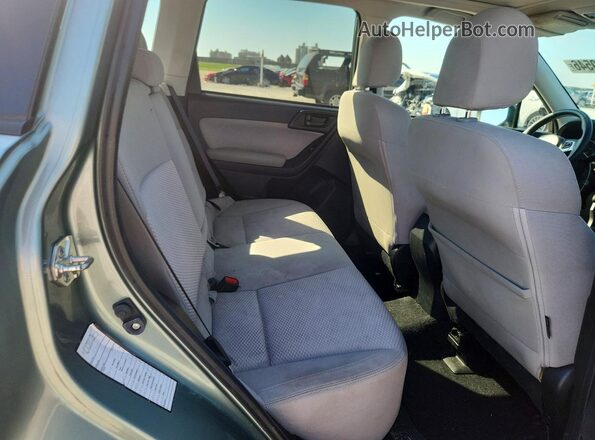 JF2SJAEC0HH549551 2017 SUBARU FORESTER Green უკანა სალონის ხედი