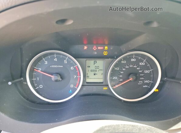 JF2SJAEC0HH555088 2017 SUBARU FORESTER Зеленый Вид щитка приборов