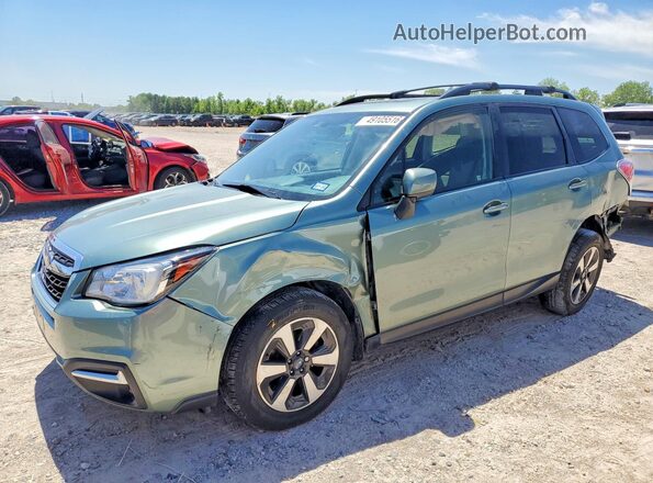 JF2SJAEC0HH555088 2017 SUBARU FORESTER Зеленый Передняя левая четверть