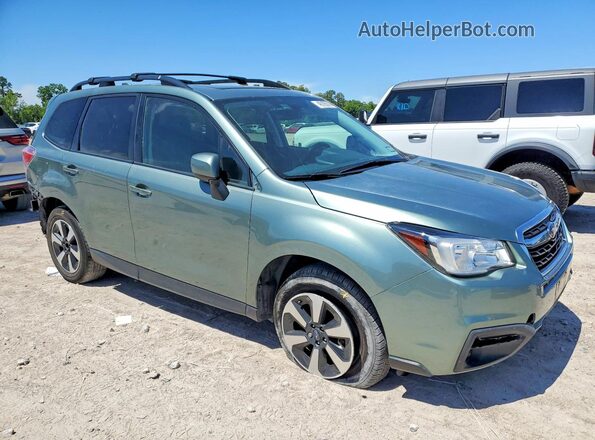 JF2SJAEC0HH555088 2017 SUBARU FORESTER Зеленый Передняя правая четверть