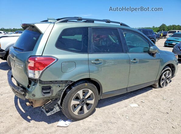 JF2SJAEC0HH555088 2017 SUBARU FORESTER Зеленый Задняя правая четверть