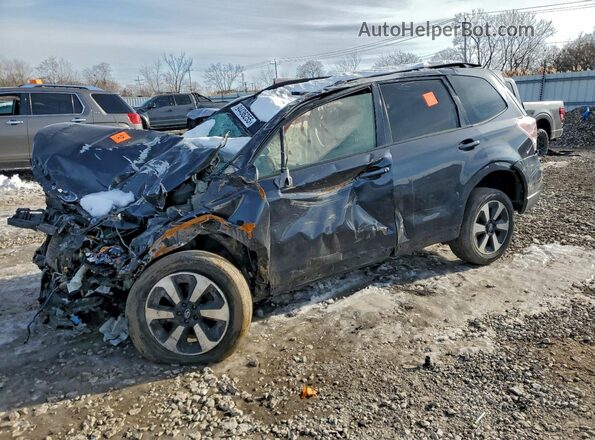 JF2SJAEC1HH559747 2017 SUBARU FORESTER Gray Передня ліва чверть