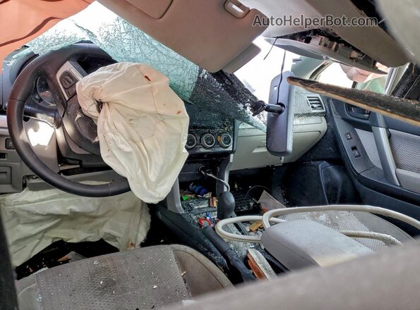 JF2SJAEC1HH559747 2017 SUBARU FORESTER Gray Вид панелі приладів