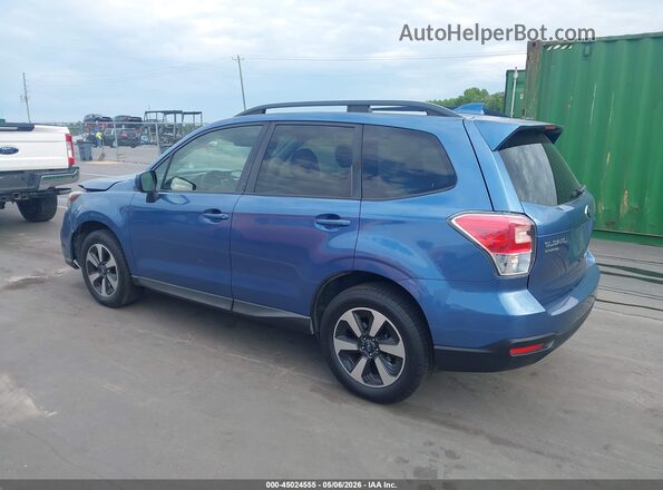 JF2SJAEC2HH463819 2017 SUBARU FORESTER 2.5 Синий Задняя левая четверть
