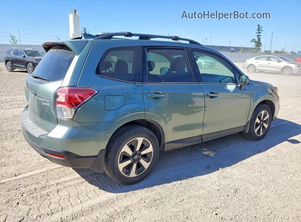 JF2SJAEC2HH578937 2017 SUBARU FORESTER Green Trasero derecho