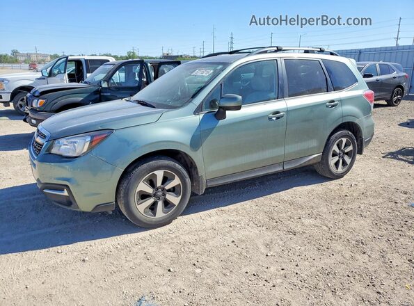 JF2SJAEC2HH578937 2017 SUBARU FORESTER Green Vista tres cuartos delantera izquierda