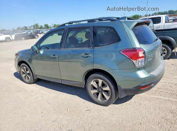 JF2SJAEC2HH578937 2017 SUBARU FORESTER Green Trasero izquierdo
