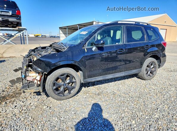 JF2SJAEC2JH475989 2018 SUBARU FORESTER Black Vista tres cuartos delantera izquierda