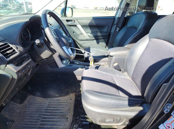 JF2SJAEC2JH475989 2018 SUBARU FORESTER Black Vista interior delantera