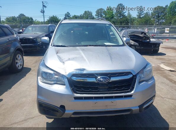 JF2SJAEC2JH517075 2018 SUBARU FORESTER Серебряный Вид щитка приборов