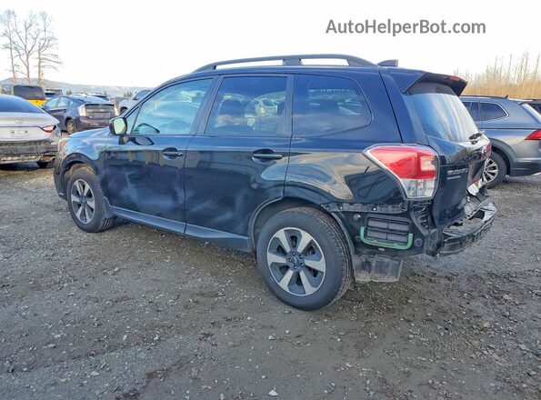 JF2SJAEC2JH543739 2018 SUBARU FORESTER 2.5 Черный Задняя левая четверть