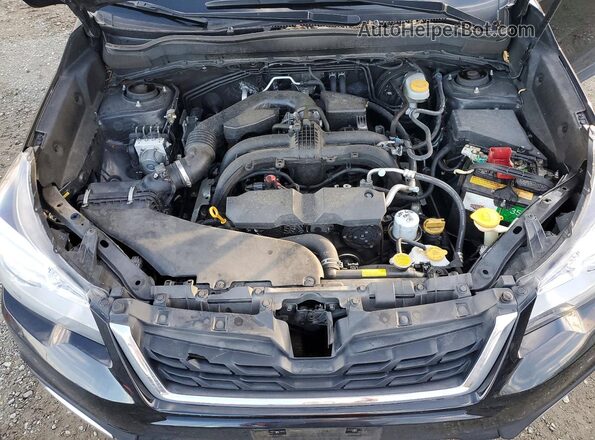 JF2SJAEC2JH543739 2018 SUBARU FORESTER 2.5 Черный Вид подкапотного пространства