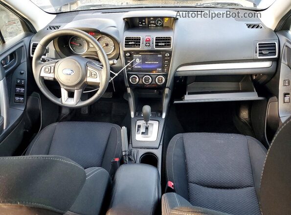 JF2SJAEC2JH543739 2018 SUBARU FORESTER 2.5 Черный Вид панели приборов