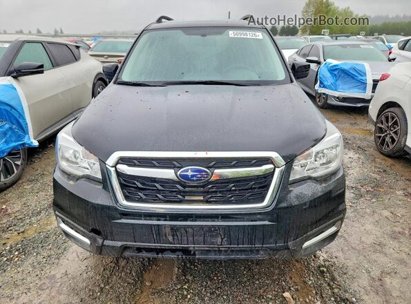 JF2SJAEC2JH543739 2018 SUBARU FORESTER 2.5 Черный Вид спереди