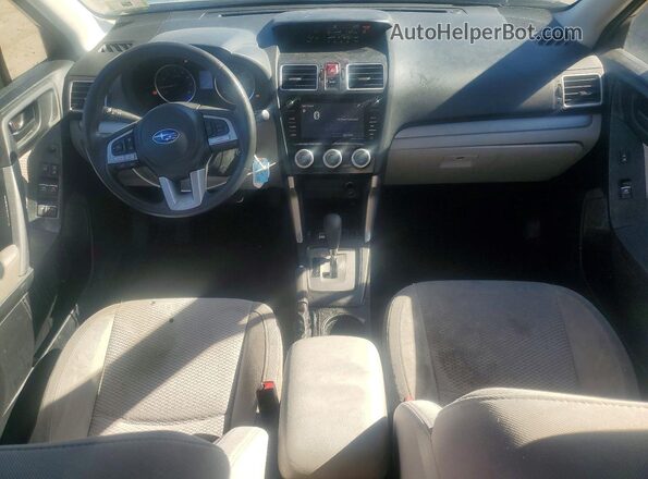 JF2SJAEC3HH483691 2017 SUBARU FORESTER 2.5 Gray Widok deski rozdzielczej